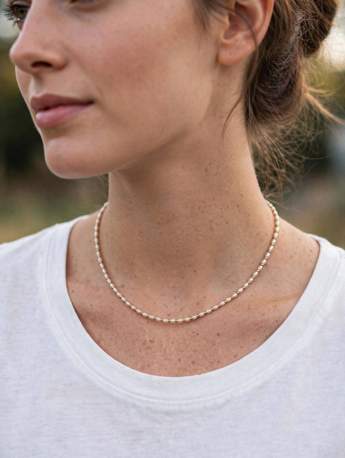 The Dainty Pearl Necklace