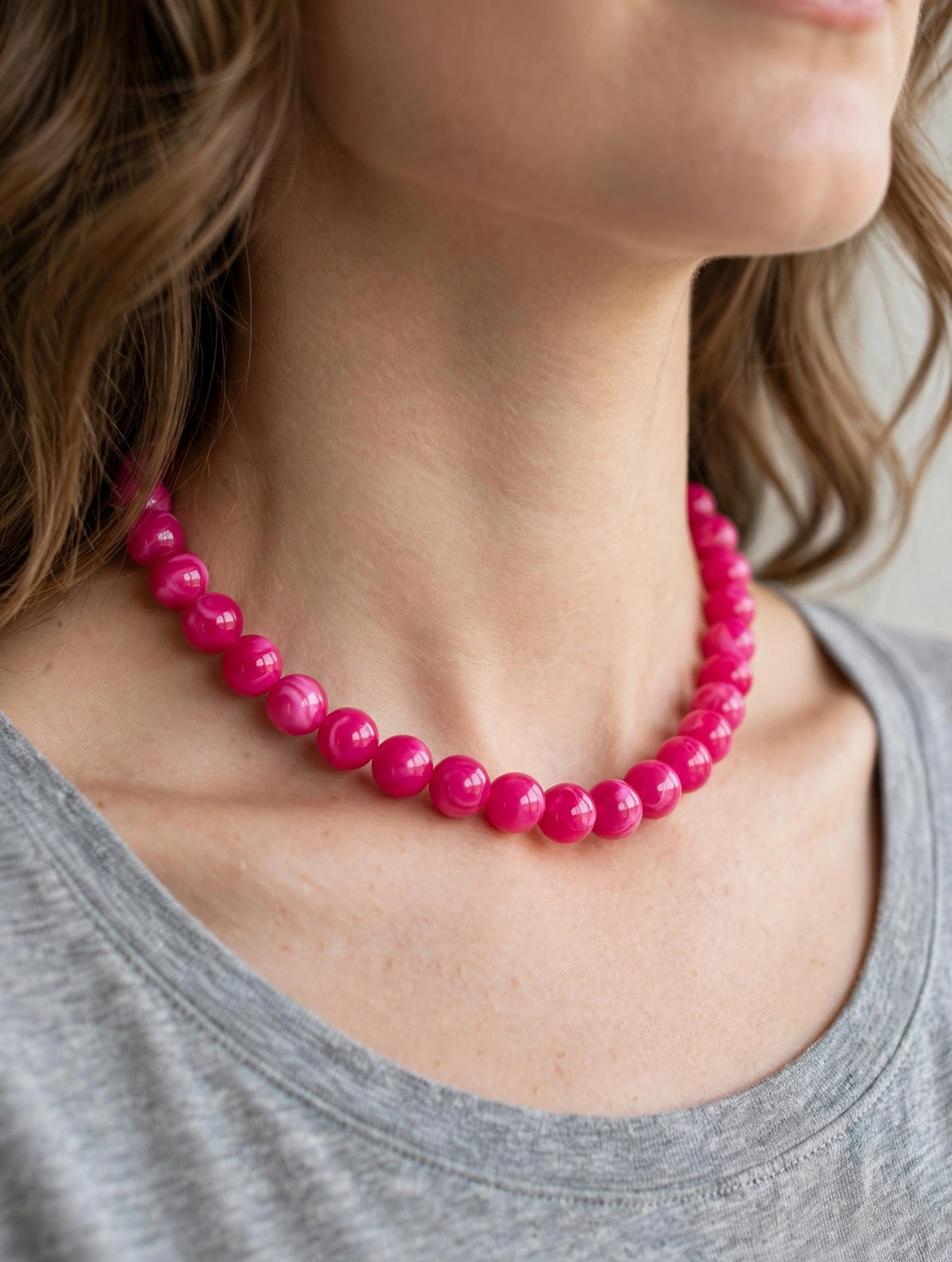 The bubblegum Candy Necklace (smaller version)