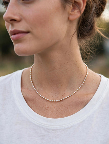 The Dainty Pearl Necklace