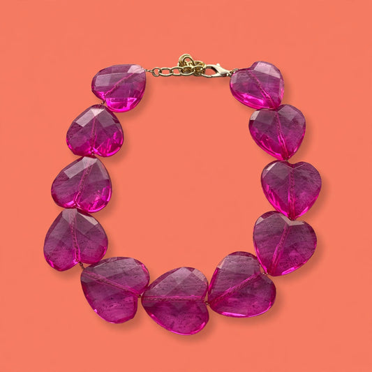 The Heart Crystal Necklace