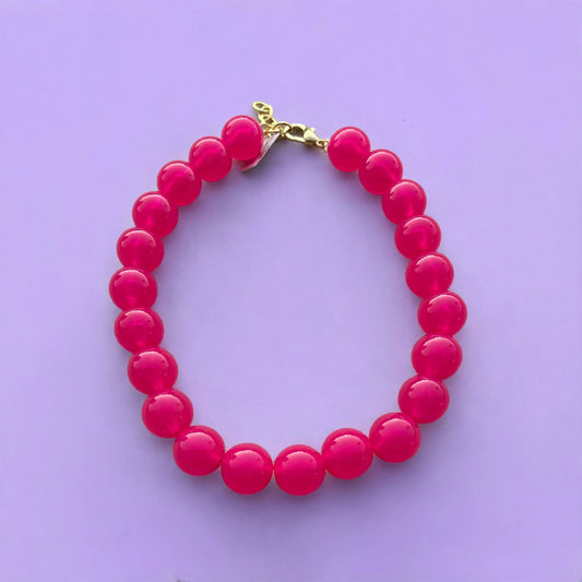 The Bubblegum Candy Bead Necklace