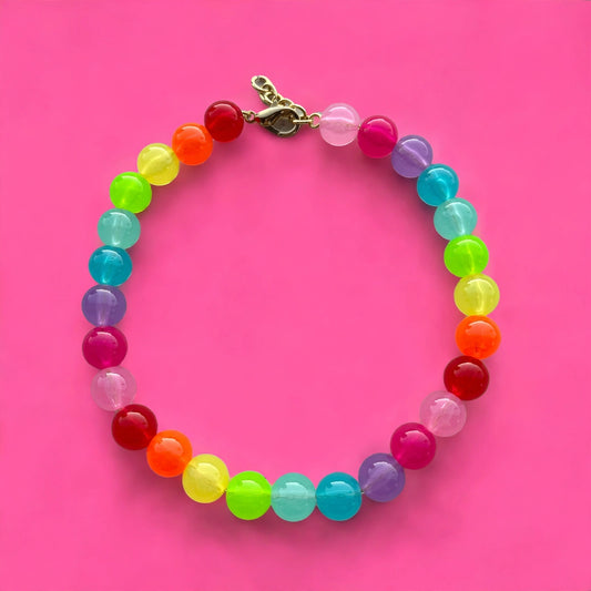 The Rainbow Candy Bead Necklace