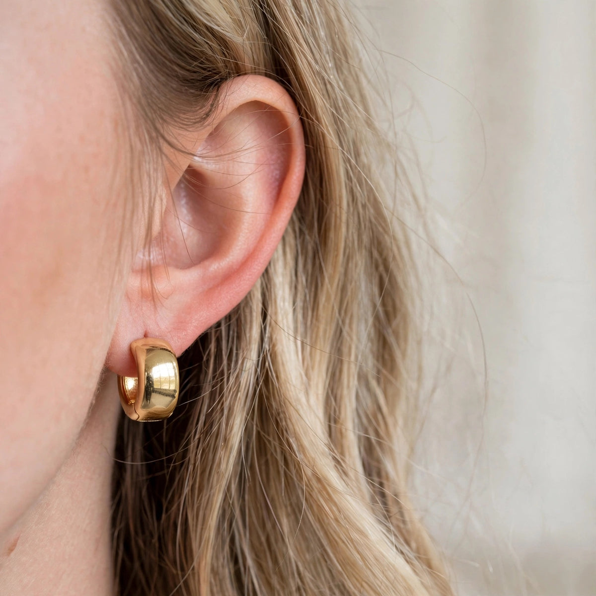 The Sarah Huggie hoops